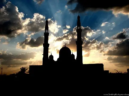 زیباترین تصویر معنوی و مذهبی از آسمان زیارتگاه رایگان 