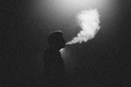 عکس سیاه سفید سیگار کشیدن پسرونه ویژه پروفایل Telegram