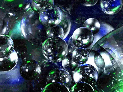 حباب های شفاف اثر معروف هنر دیجتال از William Jakob 