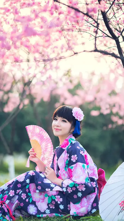 دانلود زیباترین والپیپر دختر ژاپنی با چهره ای آرام و ملیح