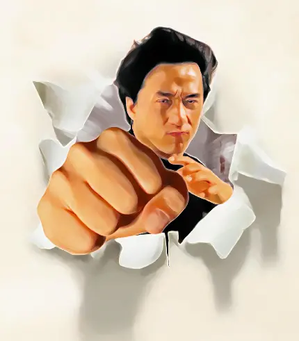 تصویر استوک فیلم قدرت یک مشت ژانر درام و اکشن با بازی جکی چان