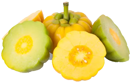 داغ ترین تصویر میوه شیرین ترگیل PNG زرد و سبز کدوتنبلی 