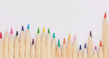 تصویر جالب و دیدنی از مداد رنگی های قشنگ با رنگ های متنوع 