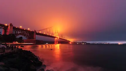 خفن ترین عکس پل گلدن گیت Golden Gate Bridge کالیفرنیا 