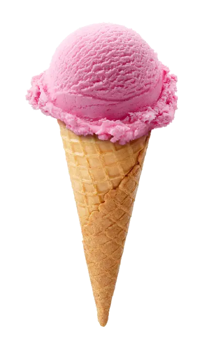 دانلود عکس بستنی قیفی توت فرنگی رایگان و بالاترین کیفیت 