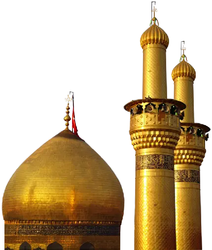 عکس گنبد طلایی امام حسین مناسب پروفایل تلگرام در ماه محرم