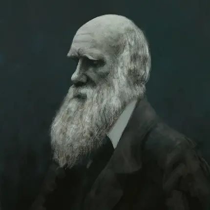 عکس استوک ساده و بدون متن و ادیت از چارلز داروین