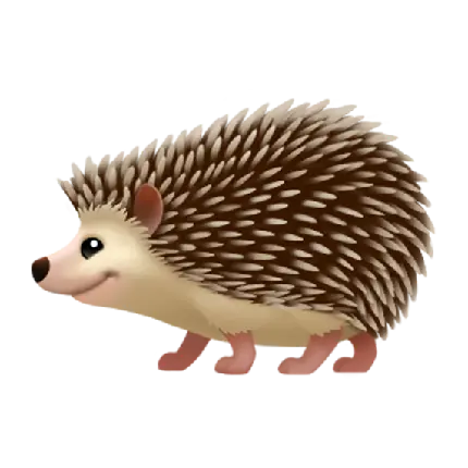 چاپ پوستر تصویر خارج العاده از جوجه تیغی با چشمان سیاه 