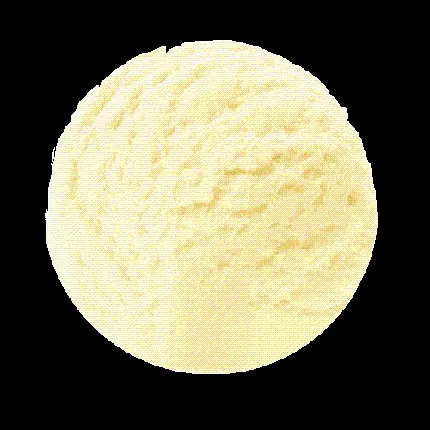 دانلود عکس ساده پی ان جی از یک اسکوپ بستنی وانیلی 