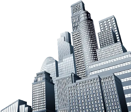 تصویر واقعی از ساختمان های بلند با فرمت PNG پی ان جی 