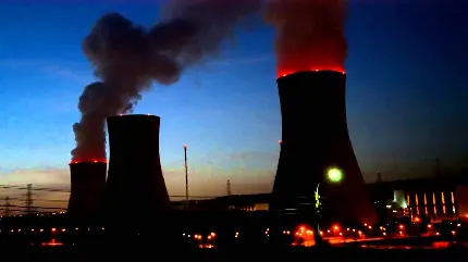 عکس شگفت انگیز نیروگاه قوی تولید برق از راکتورهای هسته ای