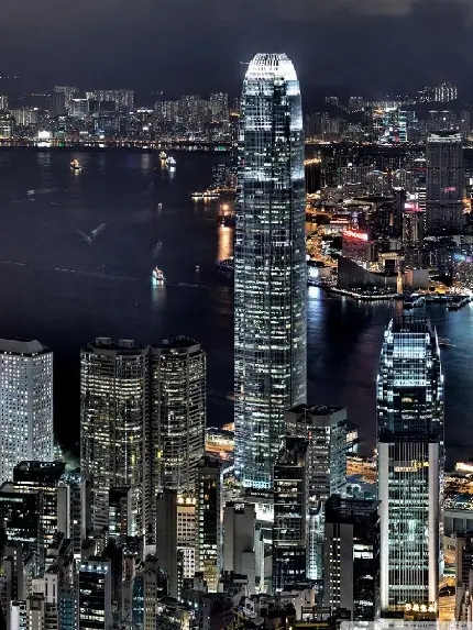 شیک ترین والپیپر شهر هنگ کنگ در غرب دریای جنوبی کشور چین
