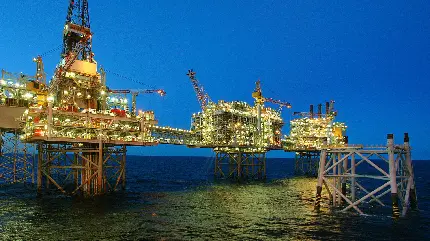 جذاب ترین تصویر زمینه سکوهای نفتی غول پیکر با کیفیت HD