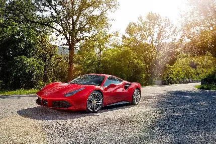 بک گراند درخشان Ferrari 488 Spider قشنگ ترین ماشین جهان