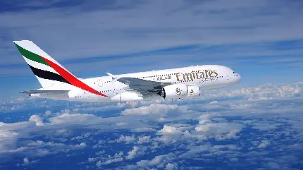 زیباترین تصویر استوک هواپیما مسافربری روی ابرها با کیفیت Hd
