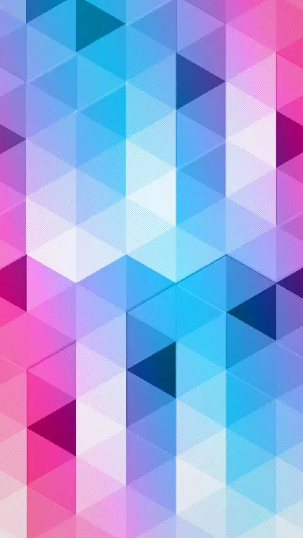 دانلود تصویر انتزاعی جدید مثلث های رنگارنگ مخصوص زمینه موبایل