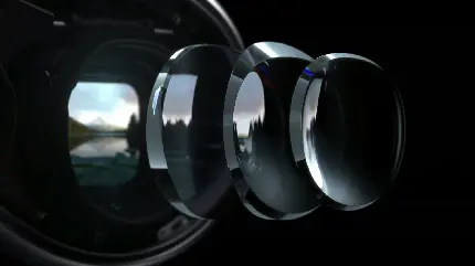 تصویر مسحور کننده از لنز هدست واقعیت ترکیبی اپل با سه لایه عنصر اختصاصی