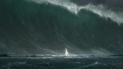 حیرت انگیز ترین عکس از امواج ناشی از لرزه های بستر دریا