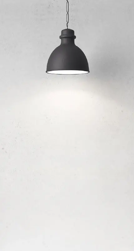 کاغذ دیواری سفید مینیمالیستی Lampe نورانی با کیفیت خوب