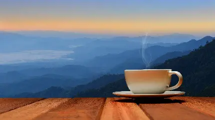 جدیدترین عکس پروفایل فنجان قهوه صبحگاهی با کیفیت بسیار بالا