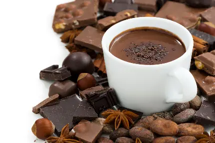 جدید ترین پس زمینه هات چاکلت داغ برای دوست داران شکلات