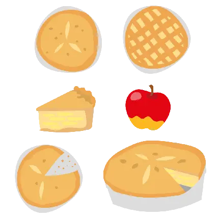تصویر دوربری کیک و شیرینی خوشمزه پای سیب 2023