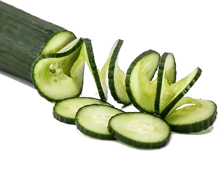 دانلود رایگان PNG خیار حلقه شده Sliced Cucumber با کیفیت بالا