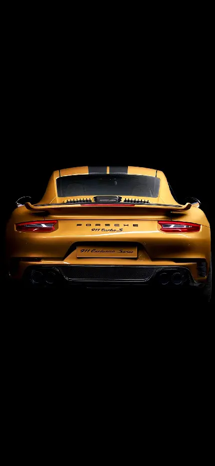 دانلود عکس ماشین خفن اسپرت خارجی Porsche با زمینه مشکی