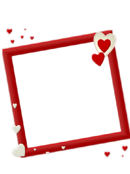 قالب رایگان و حرفه‌ای اینستاگرام با طرح مربع قرمز قشنگ قلب قلبی