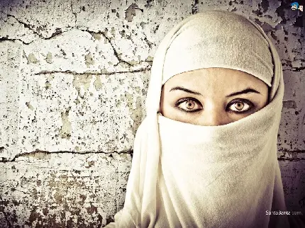 ساده ترین عکس زمینه دختر کاملا با حجاب برای مدرن پسند ها