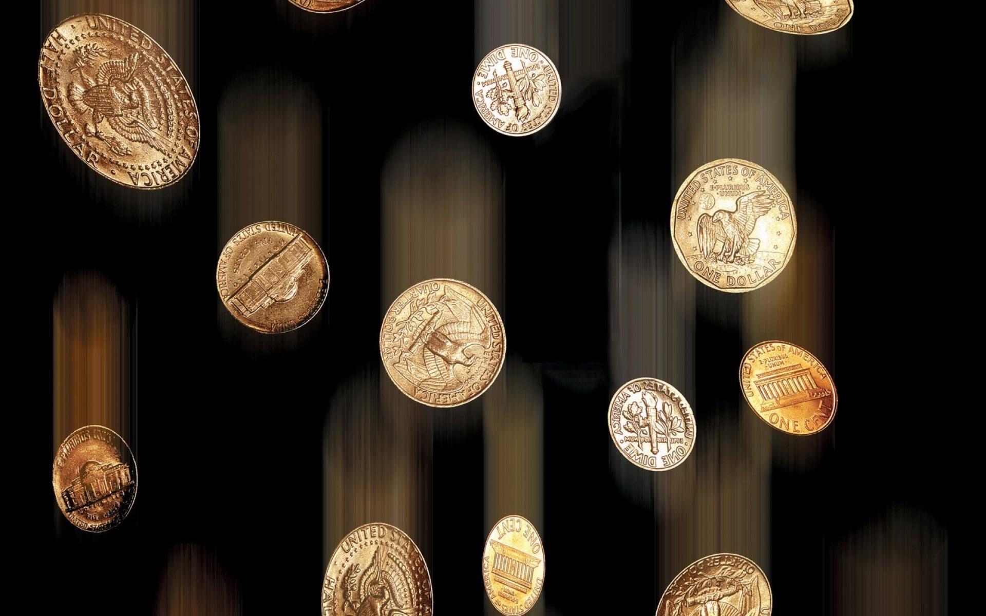 عکس سکه طلایی رایگان و با کیفیت دلار آمریکا full HD 