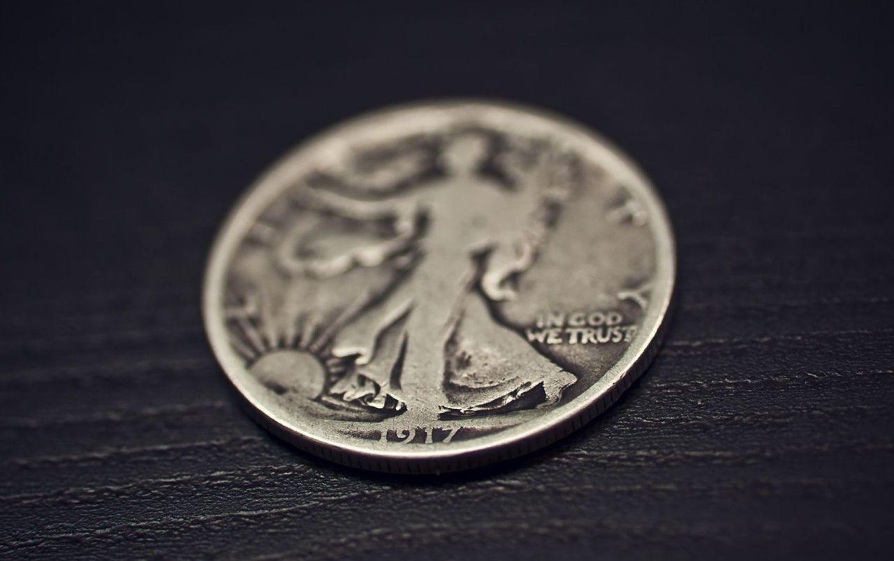 دانلود تصویر سکه قدیمی آمریکا با طرح جالب روی آن 
