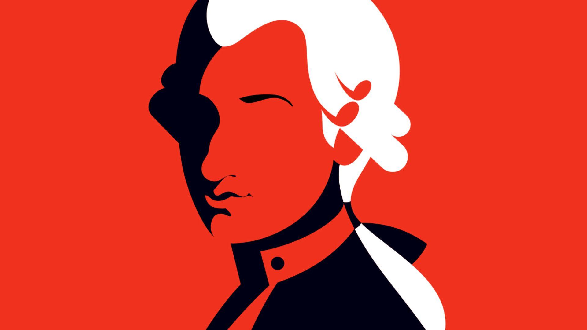 دانلود رایگان عکس گرافیکی موتسارت بزرگترین موسیقی دان اتریشی 