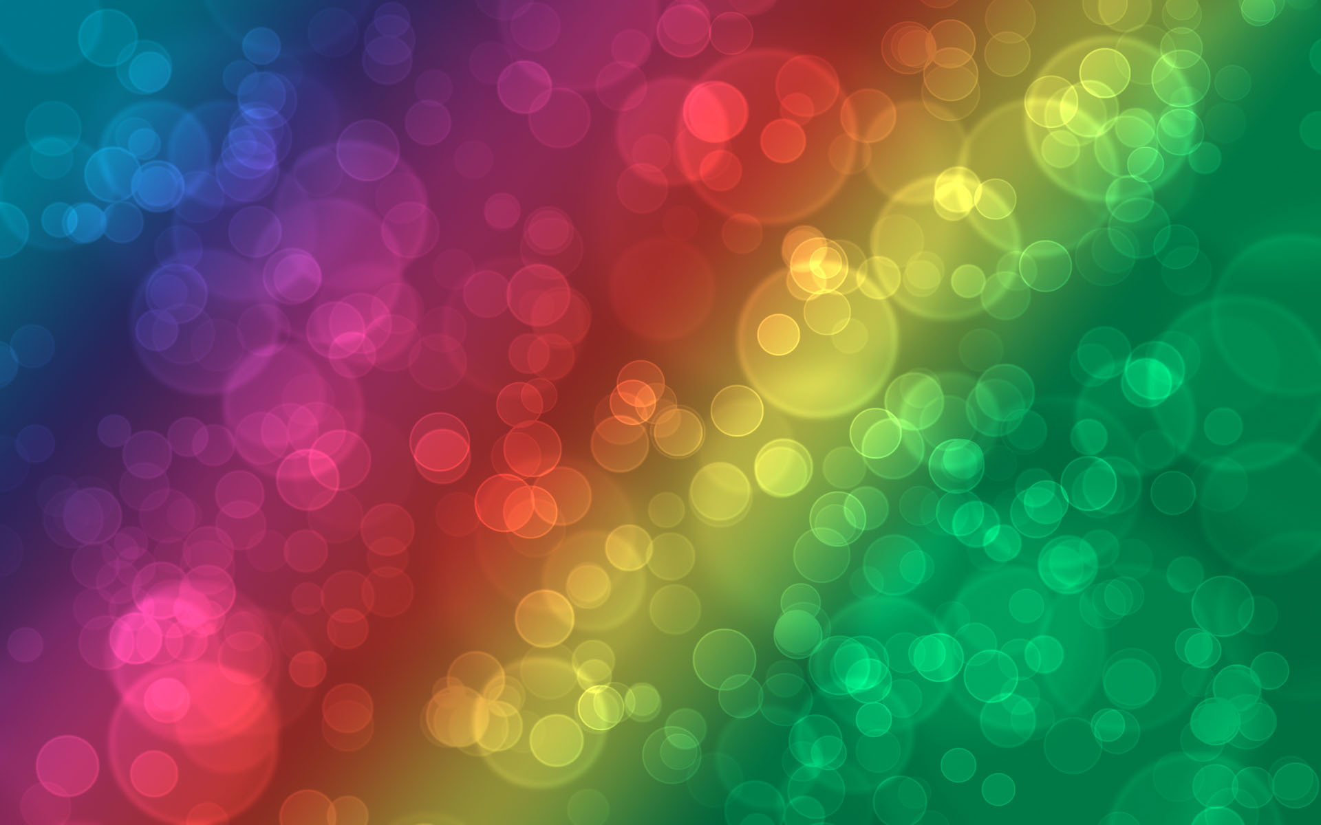 عکس پس زمینه آبسترکت به شکل حباب های تار رنگین کمانی برای موبایل 