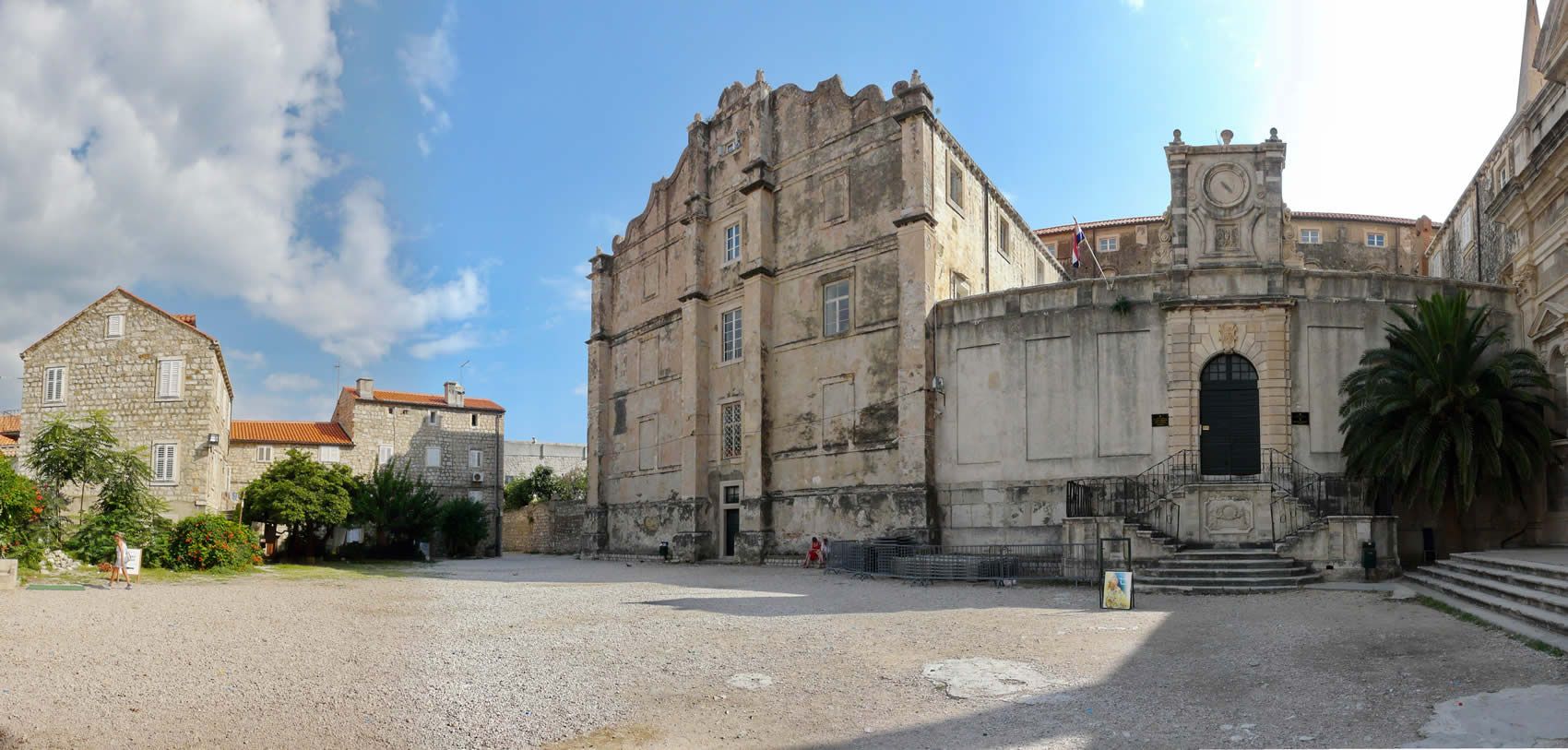 والپیپر بنای تاریخی دوست داشتنی در کشور کرواسی در کیفیت 8k
