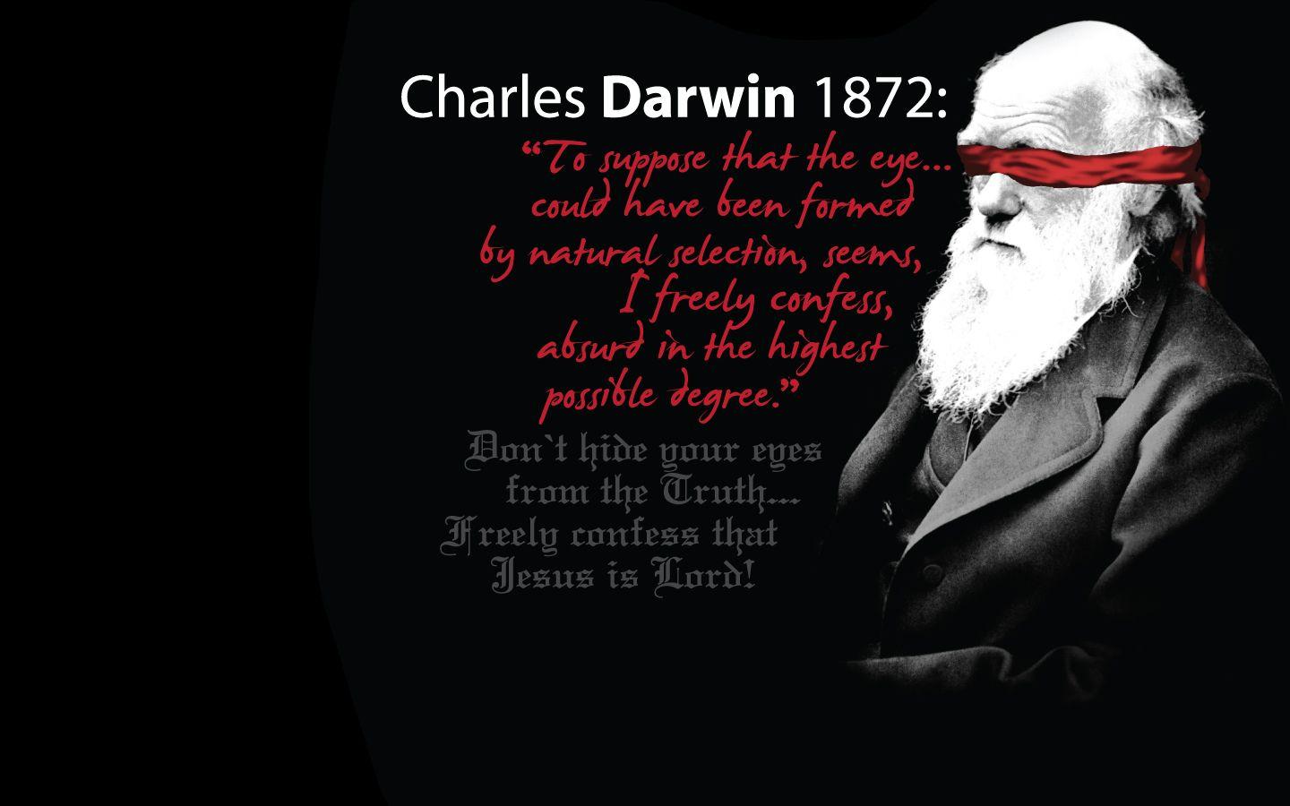تصویر زمینه مدرن و مفهومی عکس چارلز داروین مناسب کامپیوتر 