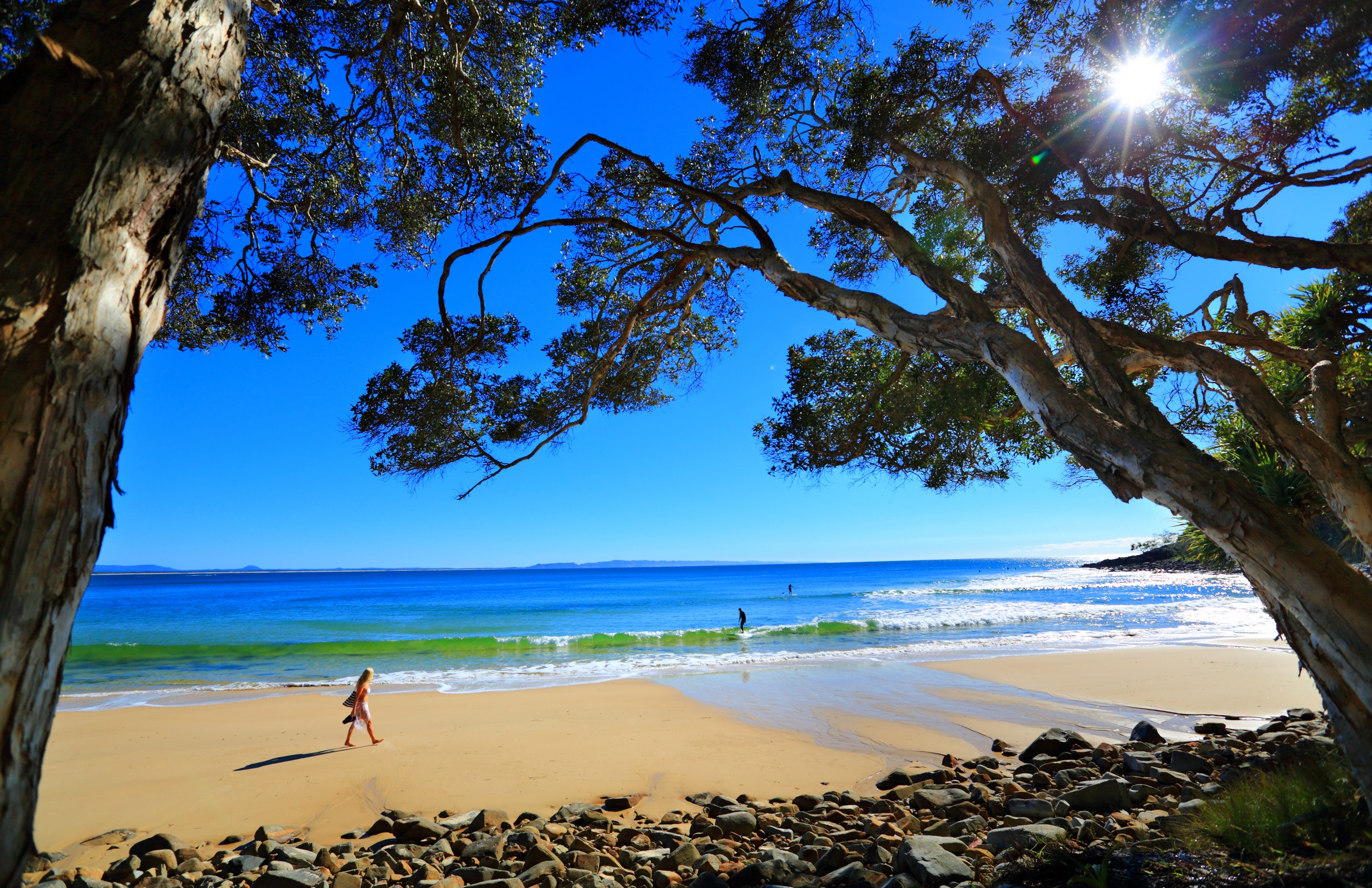 ساده ترین عکس ساحل شنی استرالیایی مناسب پروفایل و بک گراند 