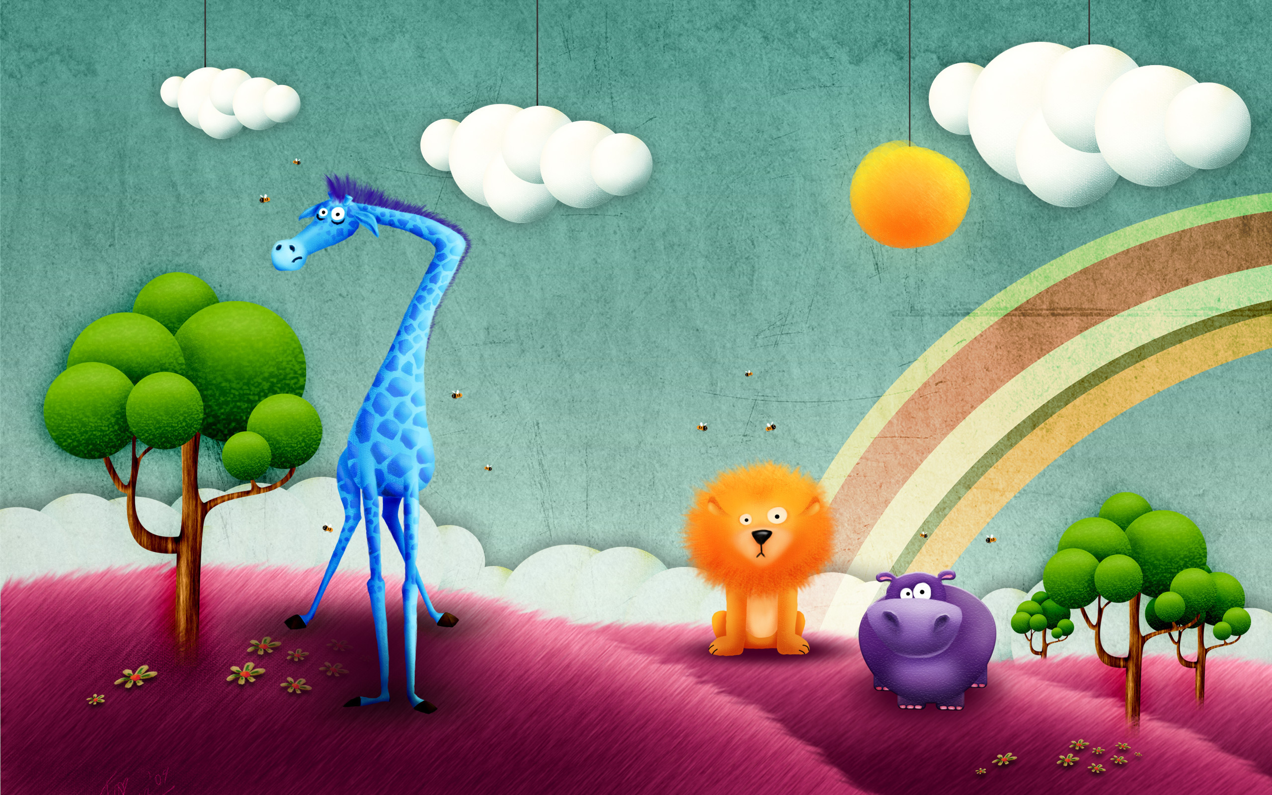 عکس کارتونی حیوانات جنگل شیر و زرافه برای کتاب های مصور داستانی کودکانه