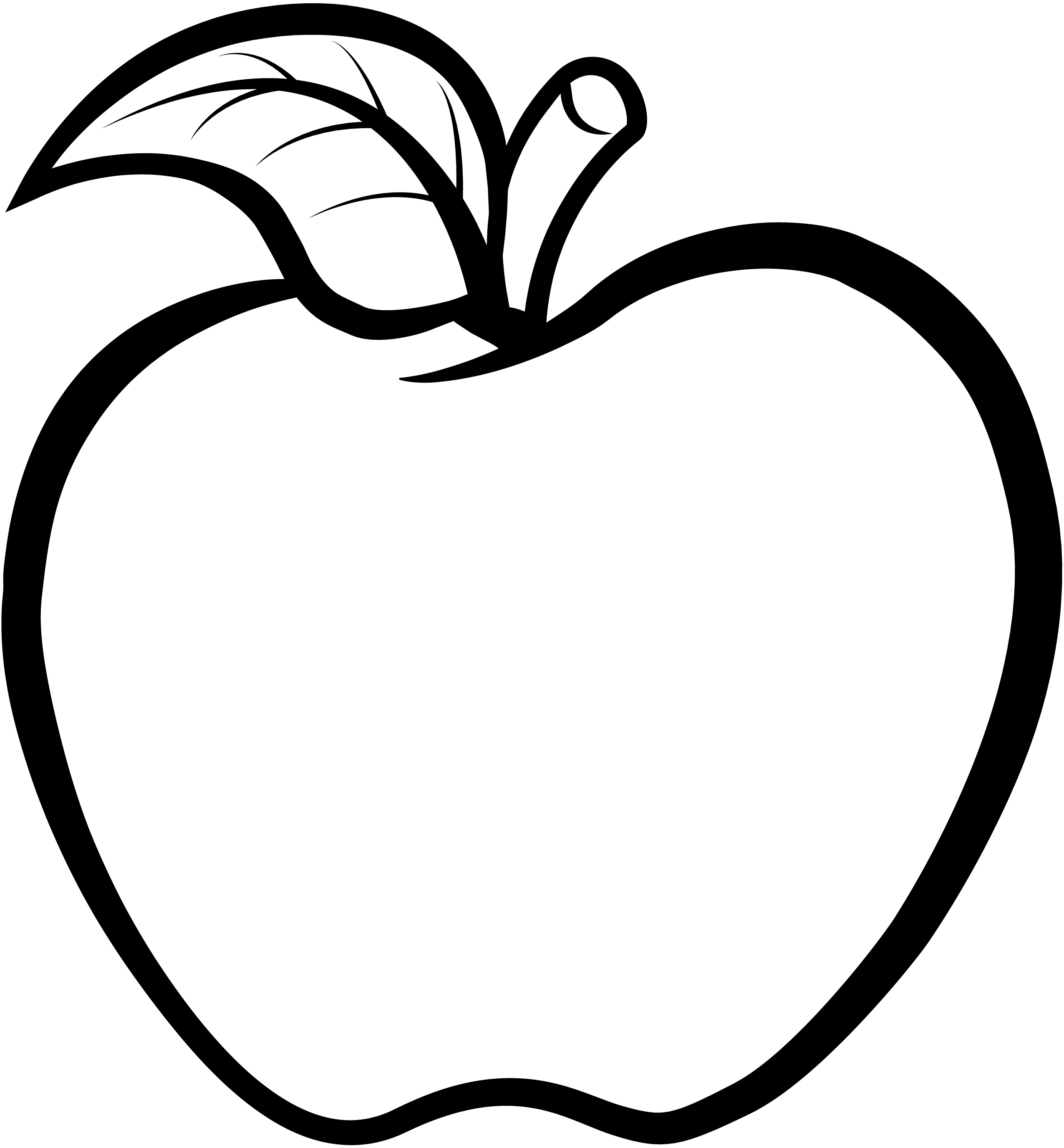 عکس سیب با صفحه داخلی سفید برای چاپ تابلو اعلانات