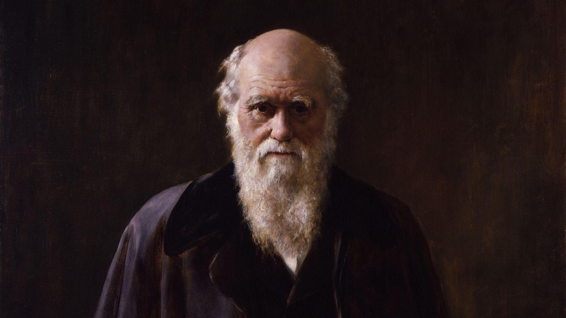 تصویر ساده و دیدنی از جناب آقای چارلز داروین بزرگ 