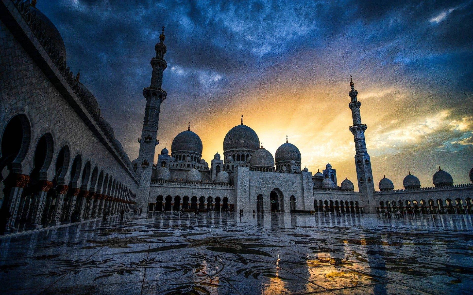 دانلود تصویر زیبا از مسجد بزرگ با کیفیت فوق العاده 