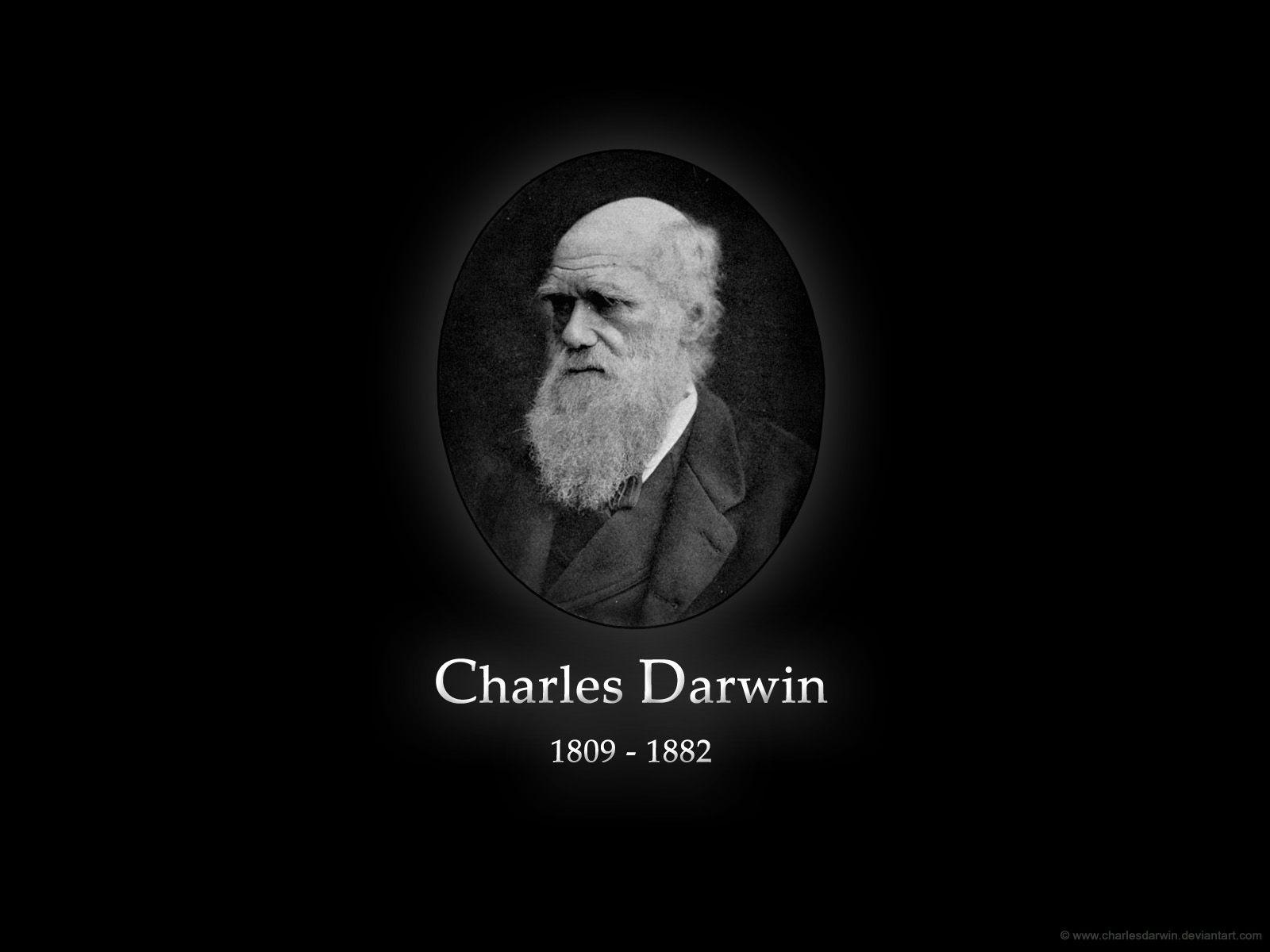 تصویر جدید چارلز داروین با بک گراند مشکی مخصوص پروفایل 