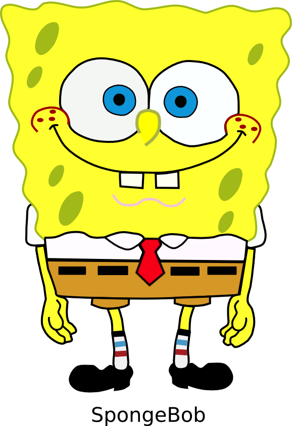 تصویر png از انیمیشن باب اسفنجی یا SpongeBob با کیفیت اصلی