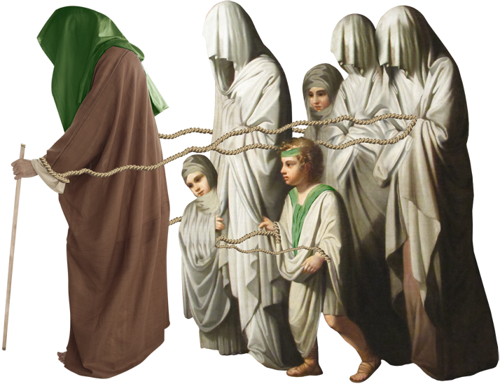 عکس امام حسین و خانواده اش عکس امام حسین و خانواده اش