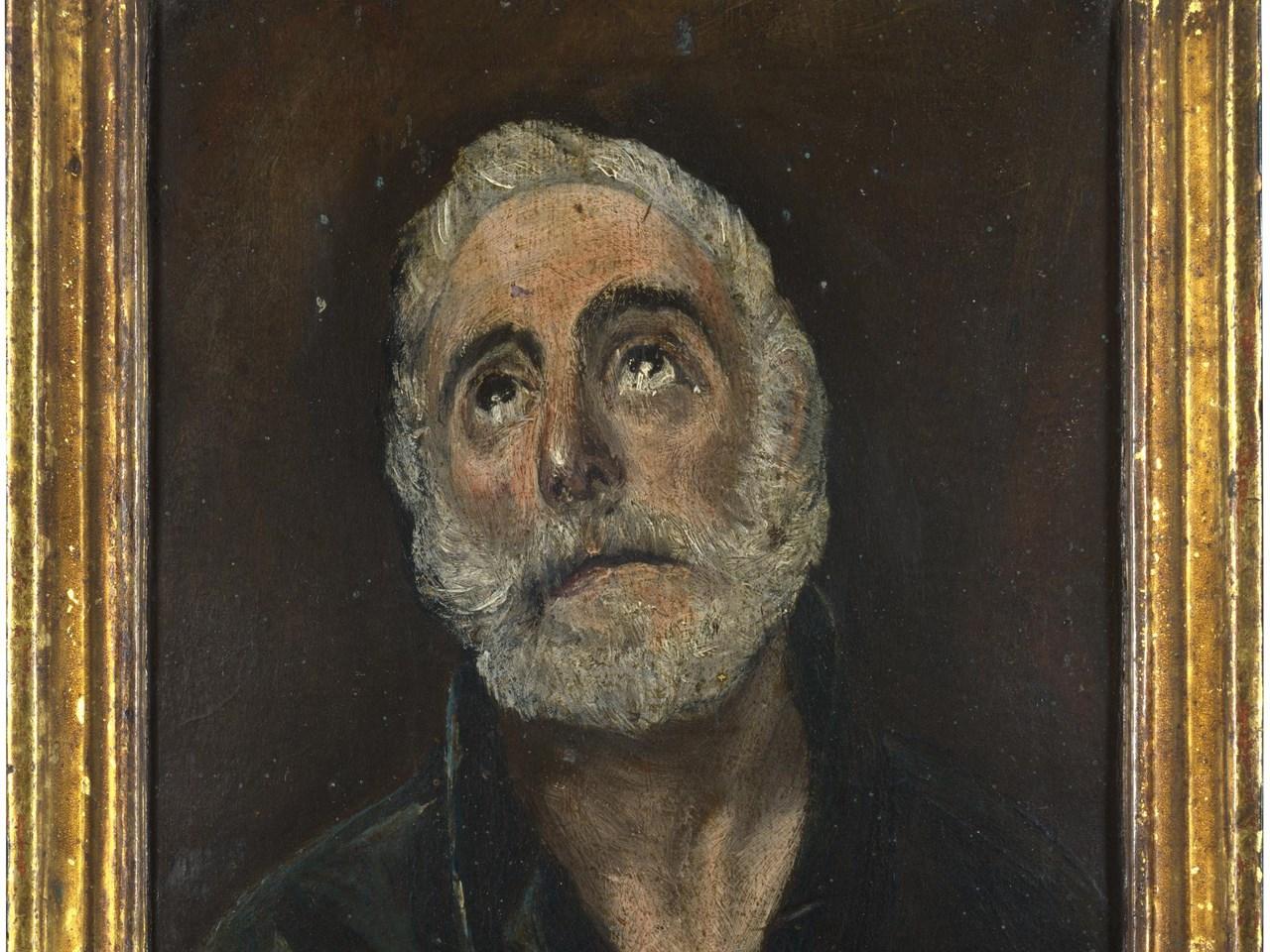 عکس از تابلو نقاشی معروف پرتره از اثار ال گرکو 