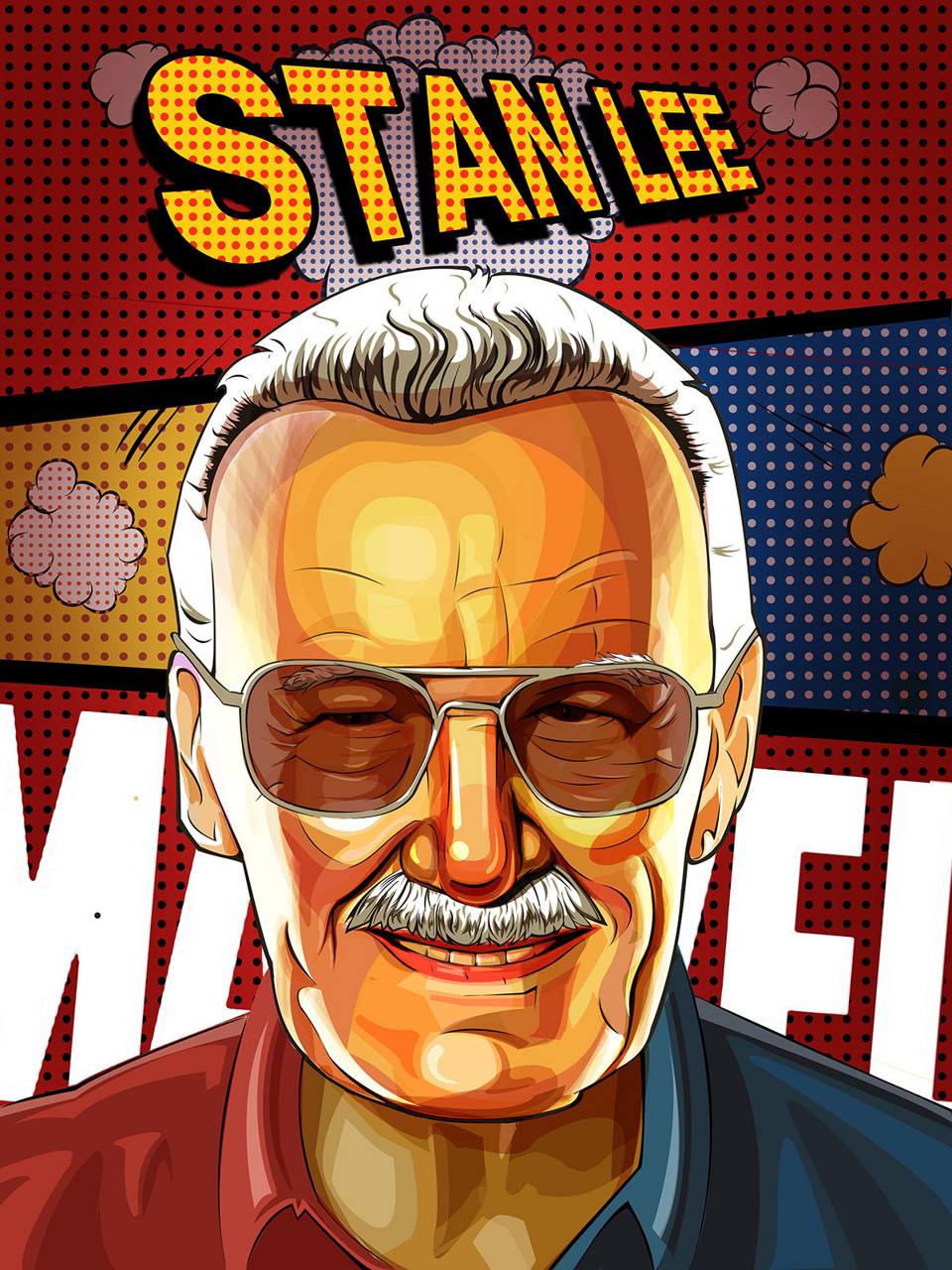 دانلود عکس استوک فانتزی از شخصیت سینمایی Stan Lee 