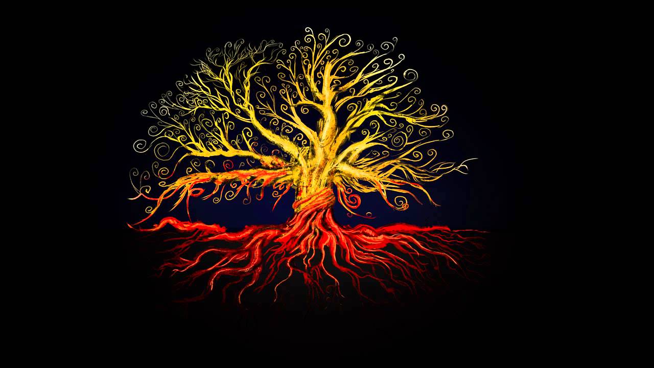زیبا ترین تصویر نقاشی درخت زندگی برای علاقمندان به هنر