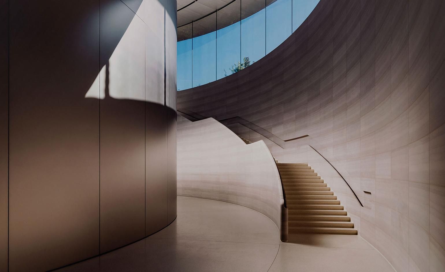 دانلود تصویر بسیار زیبا از ساختمان اپل با پله های جالب