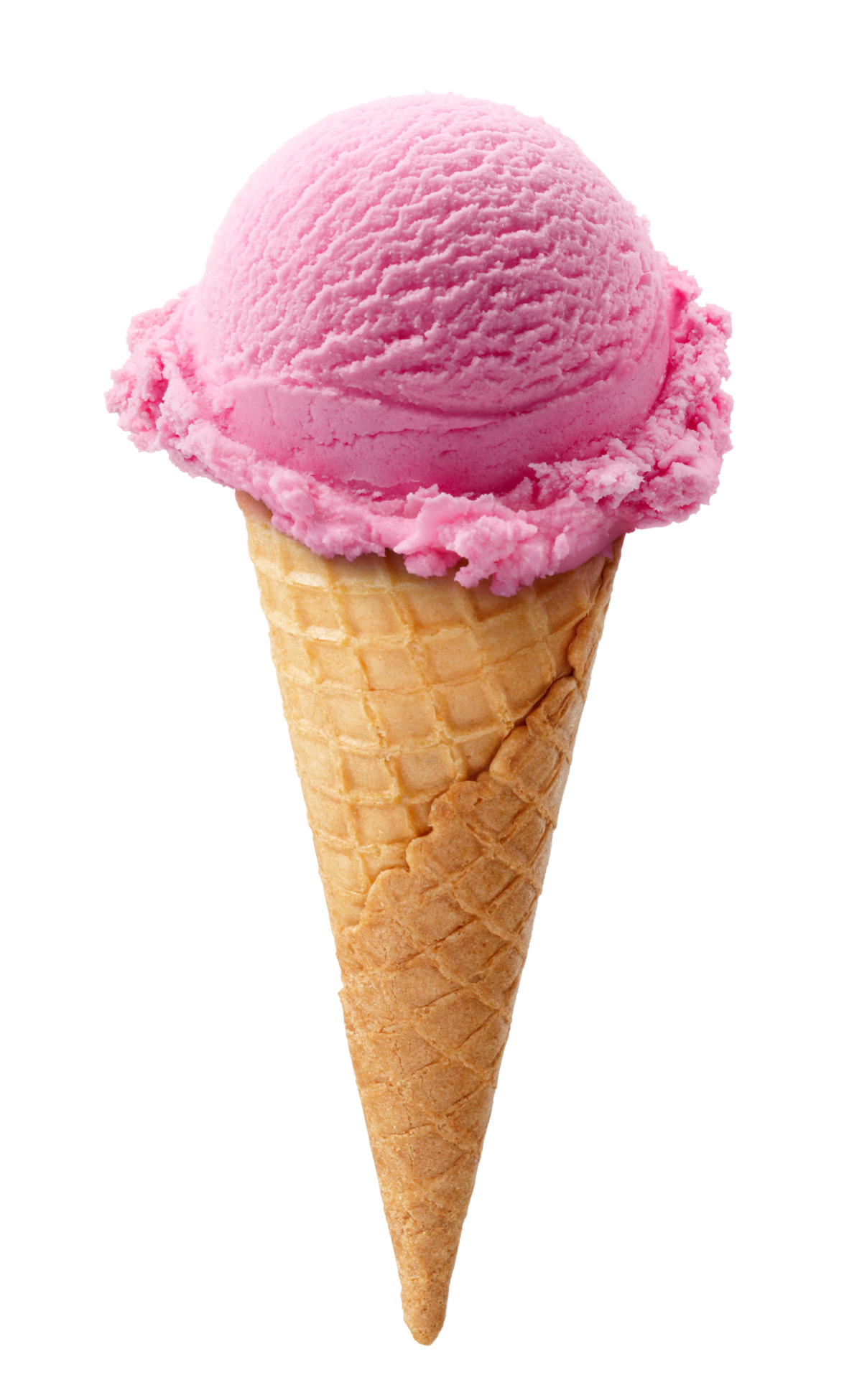 دانلود عکس بستنی قیفی توت فرنگی رایگان و بالاترین کیفیت 