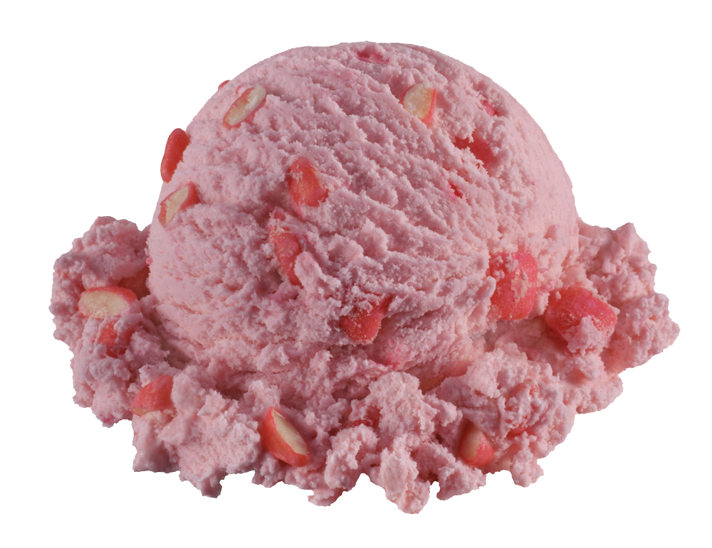 دانلود عکس ساده و رایگان دور بری شده یک اسکوپ بستنی توت فرنگی 
